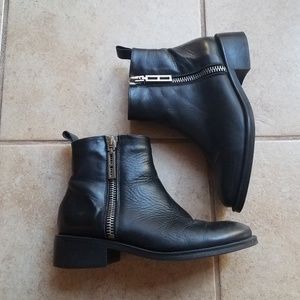 Zara Black Ankle Boots 6